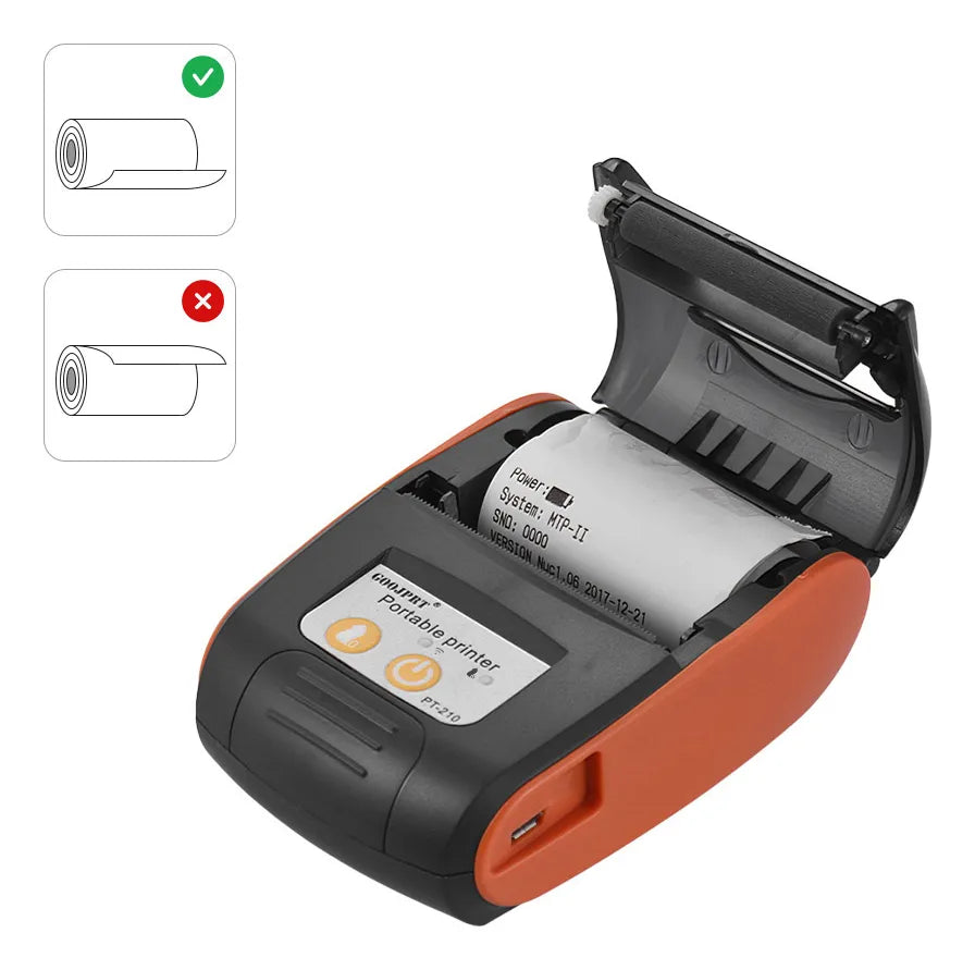 PrintGo Pro™  Impresora Térmica Portátil Bluetooth para Negocios y Delivery