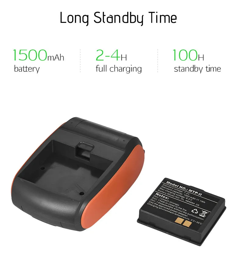 PrintGo Pro™  Impresora Térmica Portátil Bluetooth para Negocios y Delivery